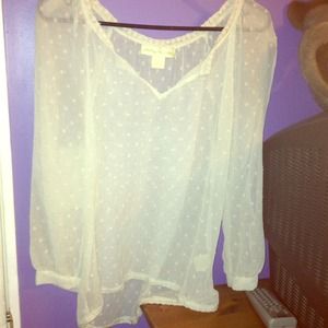 Transparent long sleeve