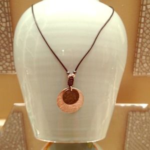 Silpada Black and Sterling Silver necklace