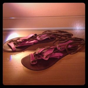 Aldo Dark Pink Faritta Sandal