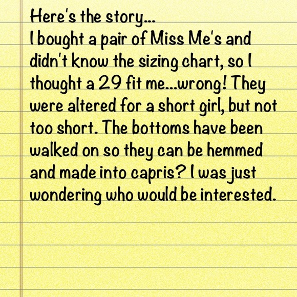 Miss me story!
