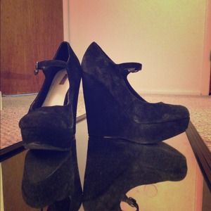 Urban Outfitters Suede Mary Janes