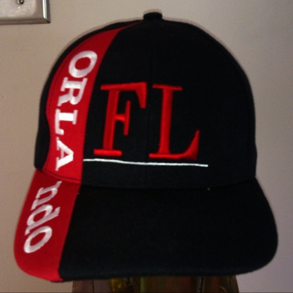 Other - Black and Red  Orlando-Florida Baseball Cap