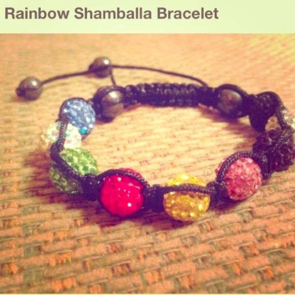 Rainbow Shamballa Bracelet