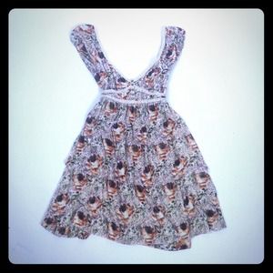 REDUCED Romantic Velvet Floral Dress, Free People