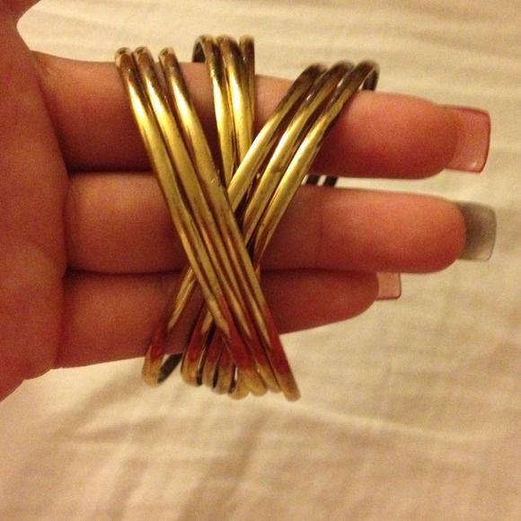 Gold bracelets