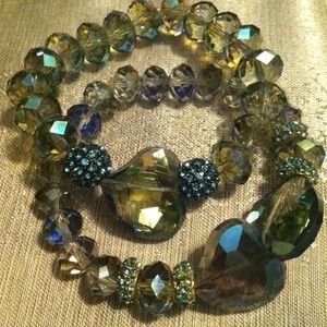 Iridescent Austrian Crystal Bracelets