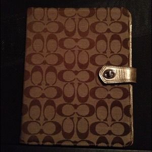 Authentic coach iPad case