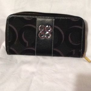 Coach inspired wallet/clutch