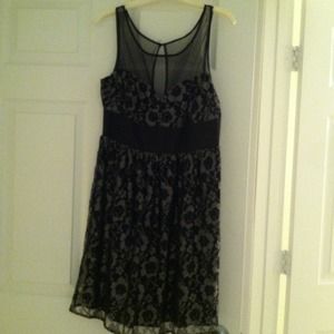 Plenty by Tracy Reese black and silver dress