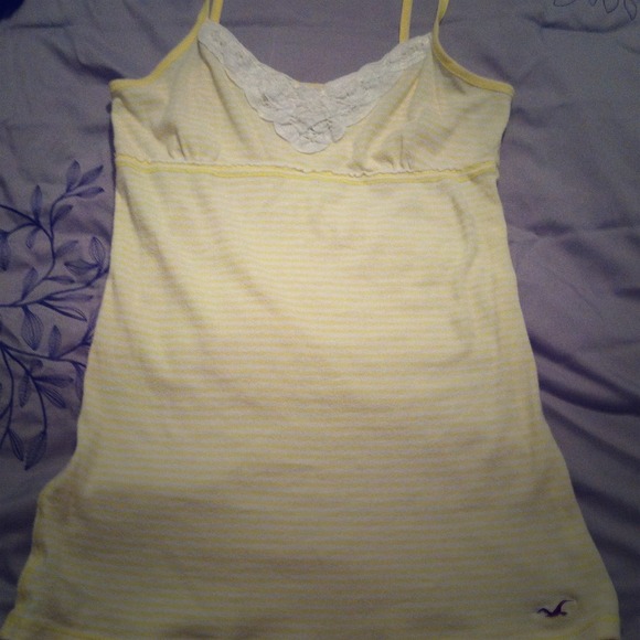 ❌Sold❌Hollister striped tank top