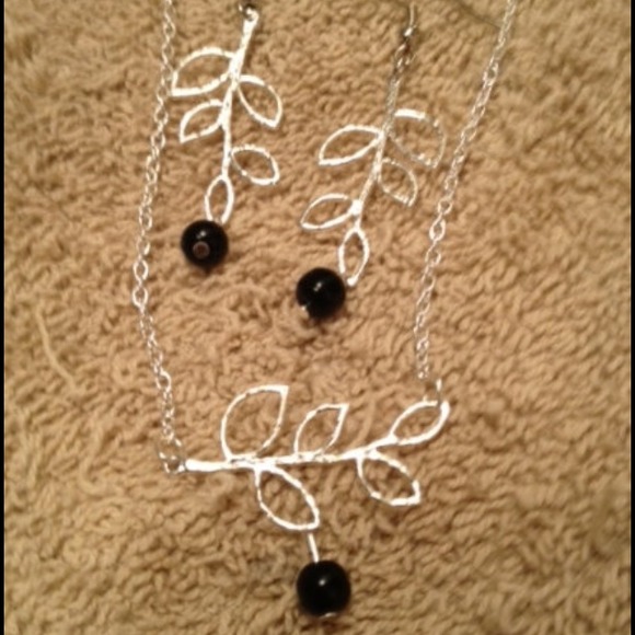 Silver Leaf Set