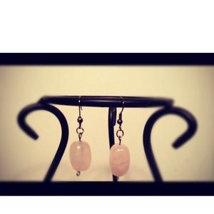 Rose Quartz Earrings
