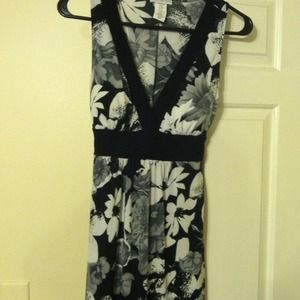 Black and white dress