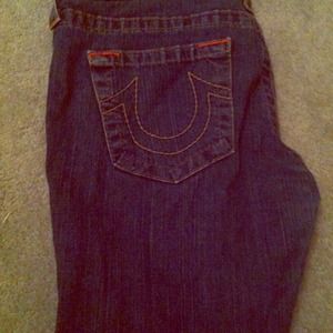 True Religion boyfriend cut jeans