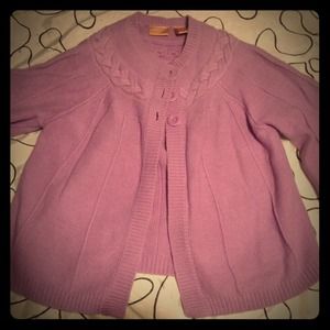 Lavender sweater!