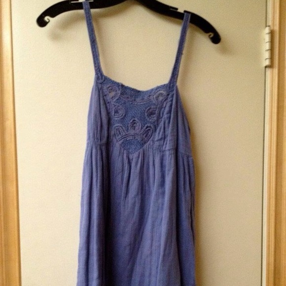 Blue Cotton Zara Dress