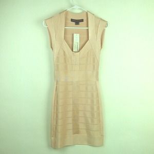 REDUCED Original Bandage Dress, in Pink Champagne