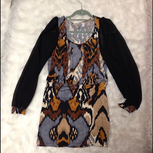 Abstract pattern, "True Light" dress