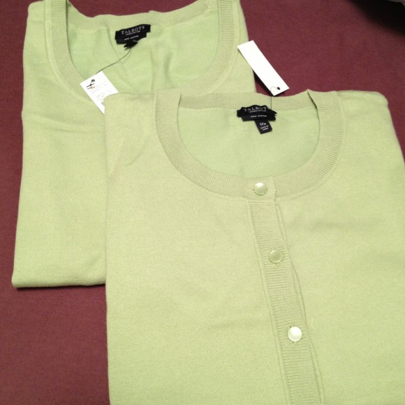 Talbots top and Cardigan