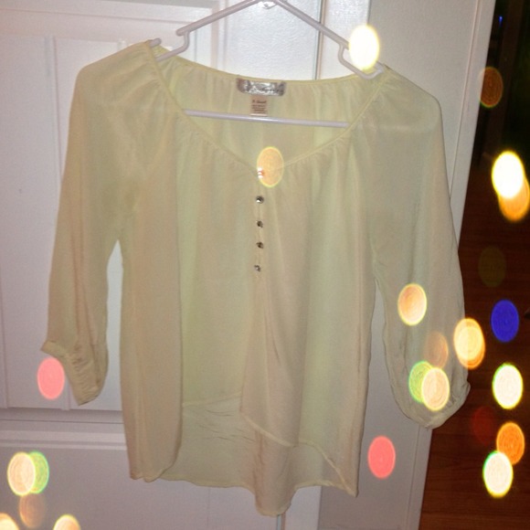 SOLD Trinity 100% silk flowy high low top