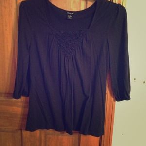 S&C peasant top & F21 bow shirt *RESERVED*