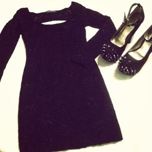 Lace Black Dress