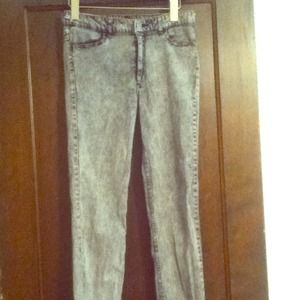 Grey skinny jeans