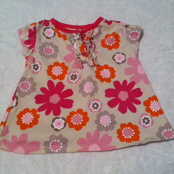 Carter's floral top 3-6months