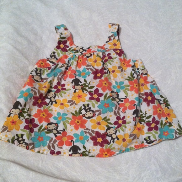Gymboree monkey jungle top 6-12 months