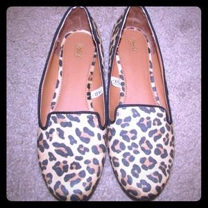 Leopard Print Loafers