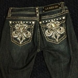 La idol worn once jeans