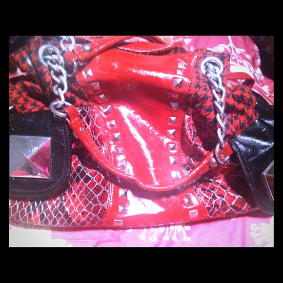 💢Reduced!!💢 Red oversized Studded bag