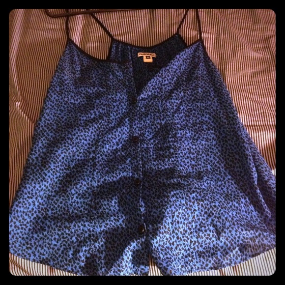💜Quicksilver blue tank top with Spotted design 😊