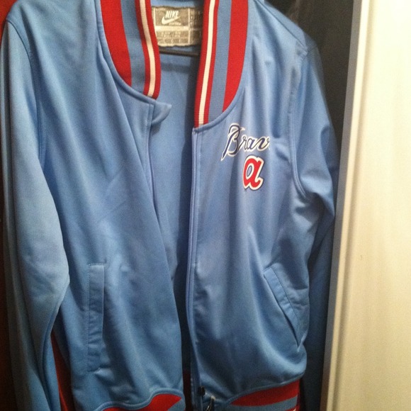 ?Atlanta Braves Throwback Jacket shirt bundle