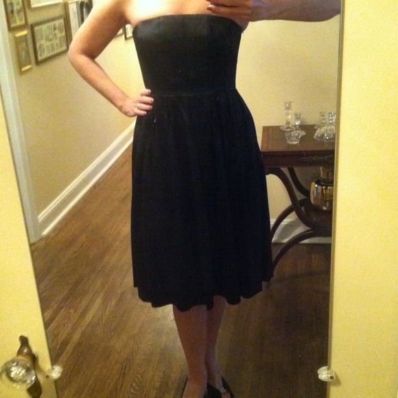 Calvin Klein Strapless black cocktail dress