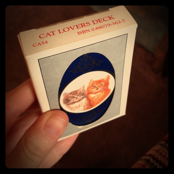 Cat lovers card deck