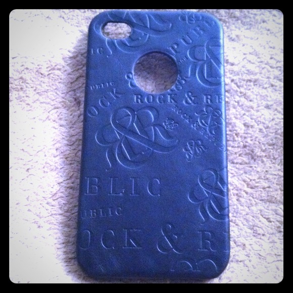 Rock & Republic brown iPhone 4 case brand new!:)