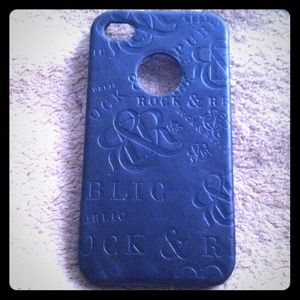 Rock & Republic brown iPhone 4 case brand new!:)