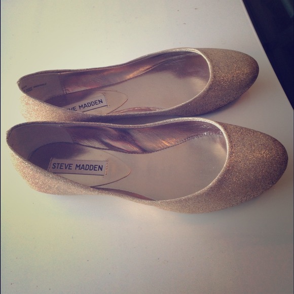 Steve Madden "P-Heaven" Ballet Glitter Flats