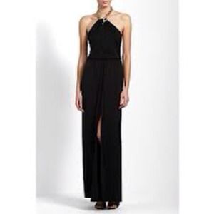 ⚡SALE $149.00⚡BCBG Chain-Halter Long Dress ⚡SALE $149.00⚡BCBG Chain-Halter Long Dress