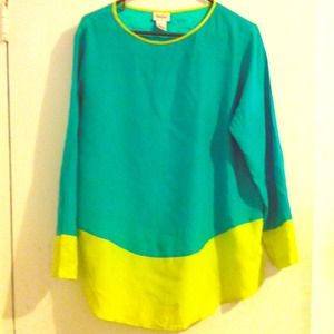 Color Block Long sleeve top