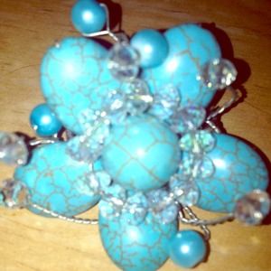 Whimsical turquoise ring
