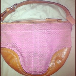 Pink Coach Purse