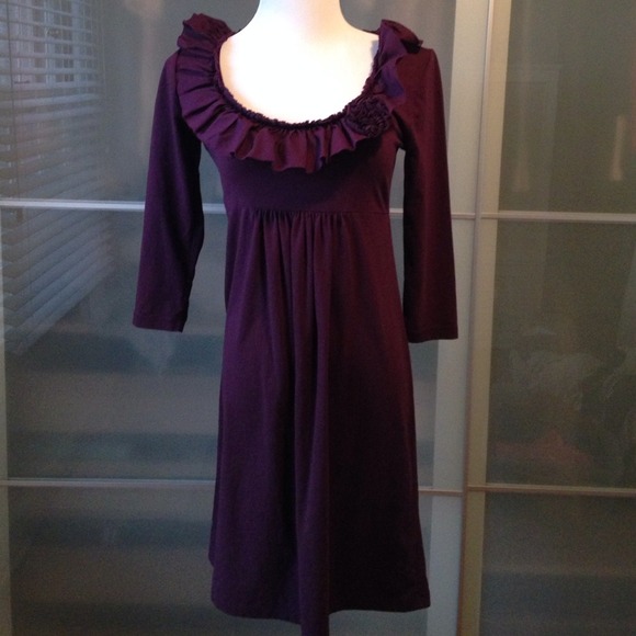 J Crew purple flower dress