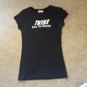 Twins maternity shirt