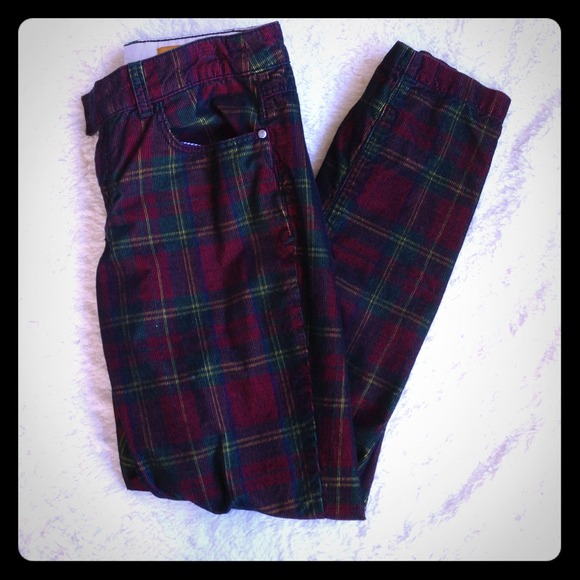 SOLD AS BUNDLE... Anthropologie plaid pant