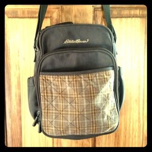 Green and brown Diaper bag