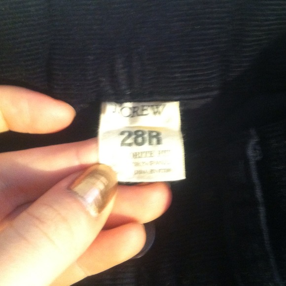 J Crew Navy Cords, worn once! - Picture 2 of 2
