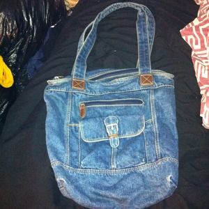 Denim tote