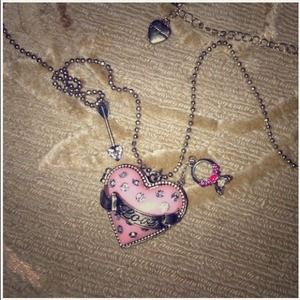 Betsey Johnson heart locket